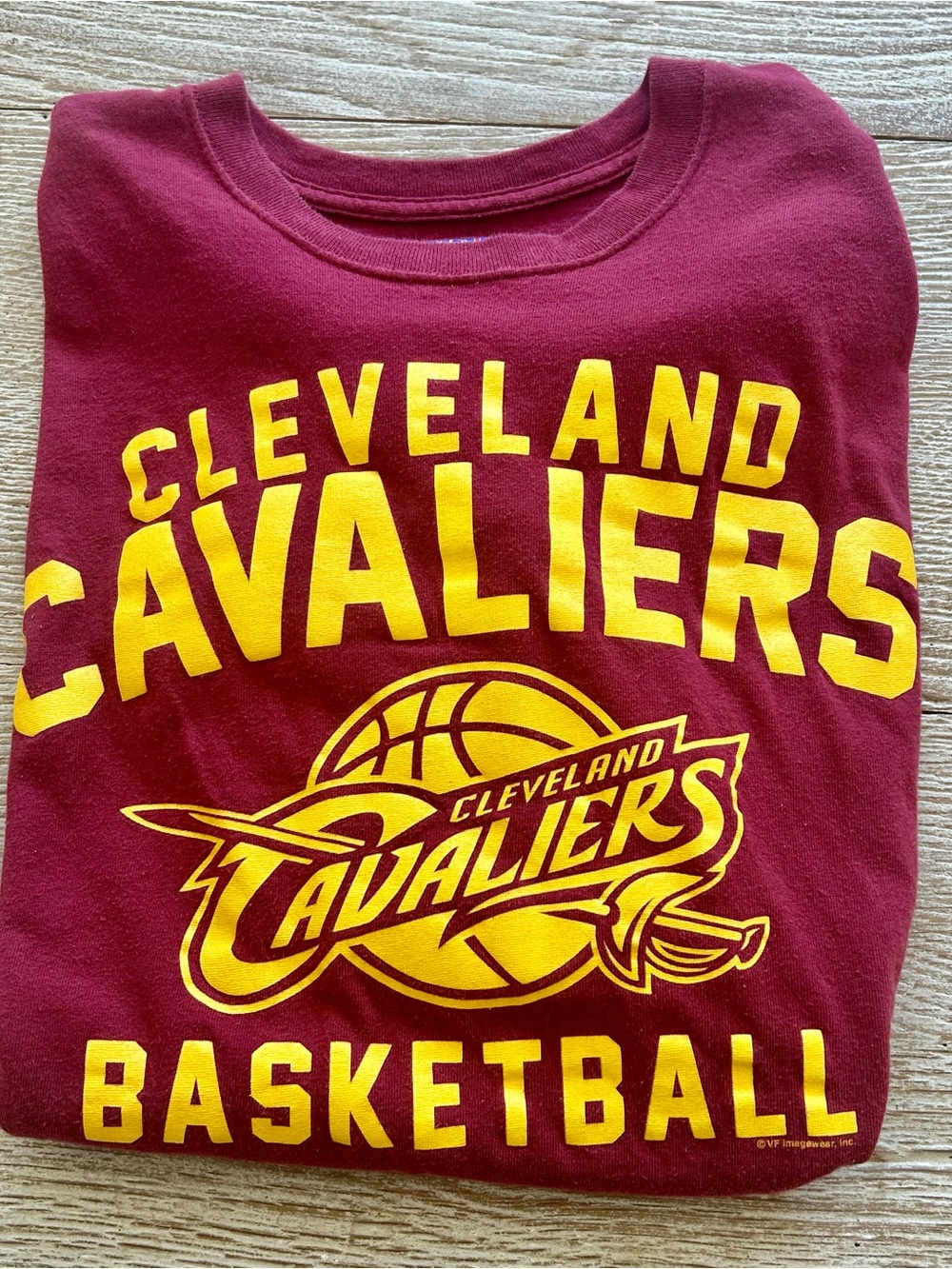 Cleveland Cavaliers Maroon and Gold Men’s Short Sleeve Tee